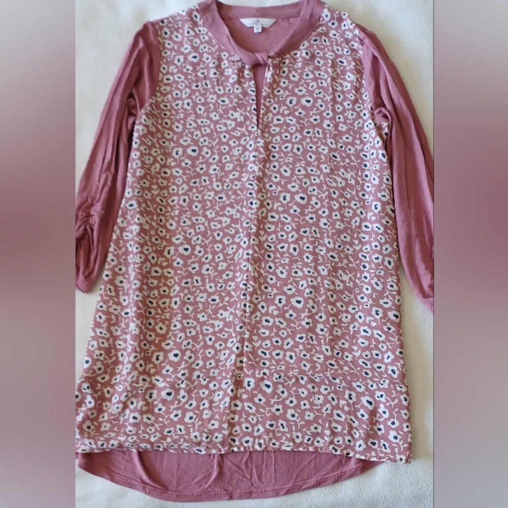 Camber & Grace 3/4 sleeve tunic top (xs)